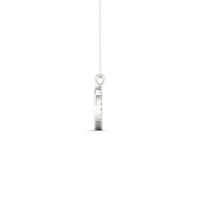 0.07CTW Lab Grown Diamond Q Initial Pendant