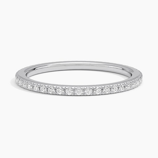 0.37CTW Lab Grown Diamond Stackble Matching Wedding Band