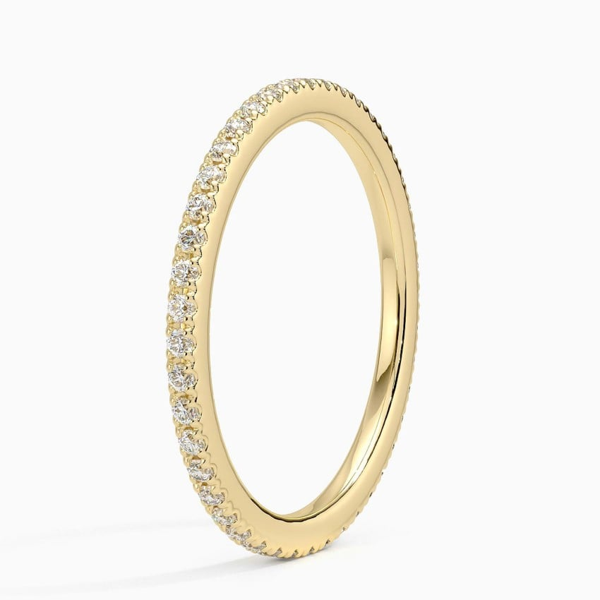 0.37CTW Lab Grown Diamond Stackble Matching Wedding Band