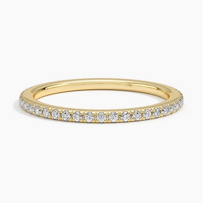 0.37CTW Lab Grown Diamond Stackble Matching Wedding Band