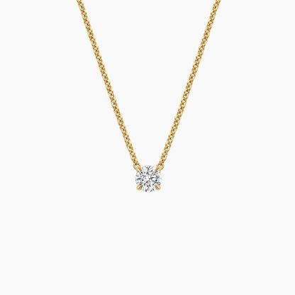 1/4 CTW Lab Grown Diamond Solitaire Pendant