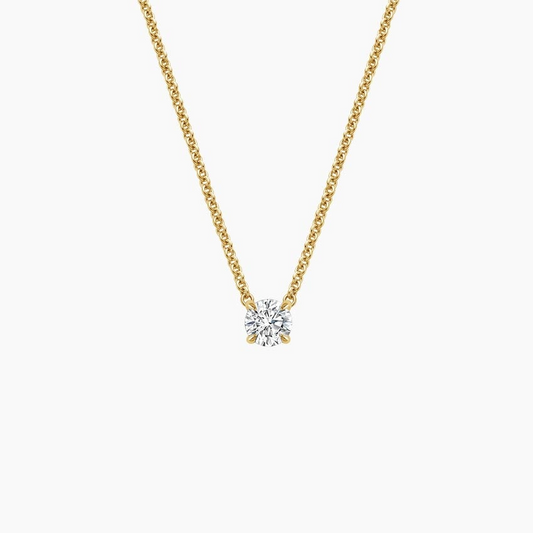 1/4 CTW Lab Grown Diamond Solitaire Pendant