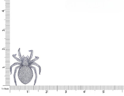 Custom Lab Grown Diamond 10K Gold Spider Pendant