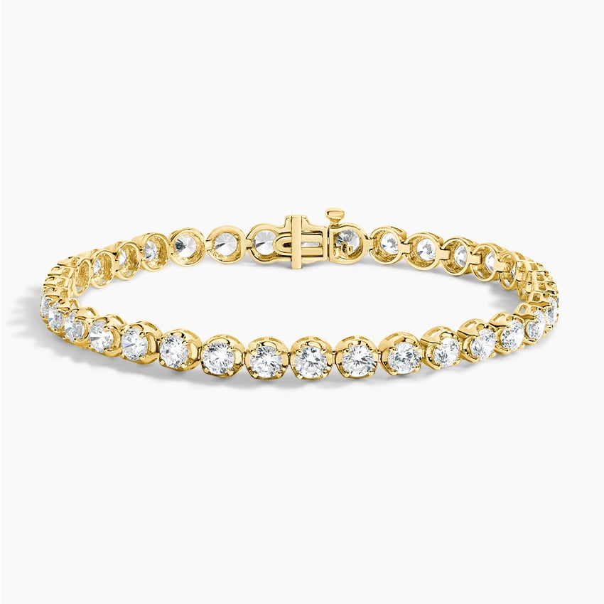 5CTW 6.5 inch Certified Lab Grown Diamond Line Tennis Bracelet