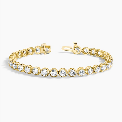 5CTW 6.5 inch Certified Lab Grown Diamond Line Tennis Bracelet
