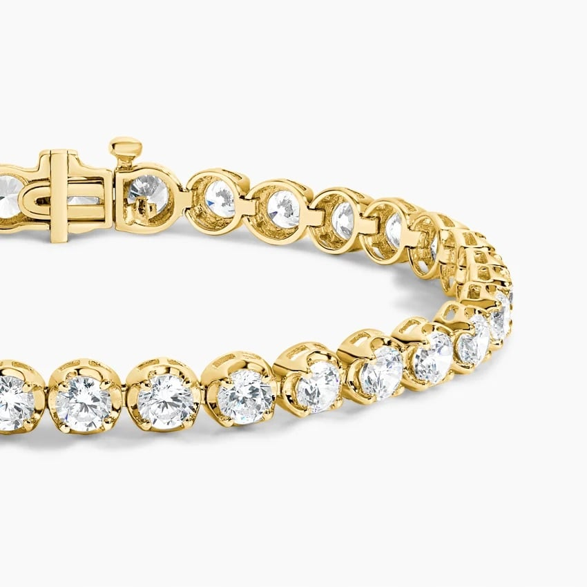 5CTW 6.5 inch Certified Lab Grown Diamond Line Tennis Bracelet