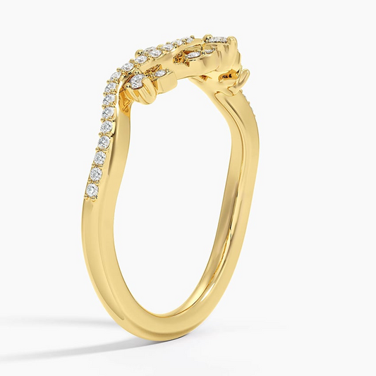 0.17 CTW 18k White Gold Women's Stacking Lab Grown Diamond Ring
