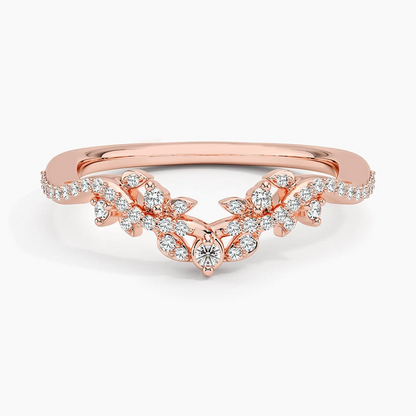 0.17 CTW 18k White Gold Women's Stacking Lab Grown Diamond Ring