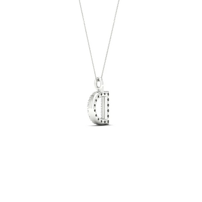 0.065CTW Lab Grown Diamond D Initial Pendant