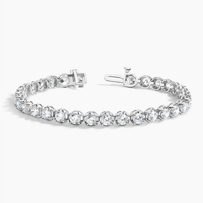 5CTW 6.5 inch Certified Lab Grown Diamond Line Tennis Bracelet