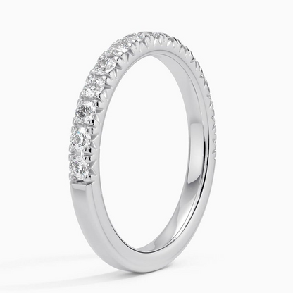 0.45CTW Lab Grown Diamond Simple Solitaire Wedding Band