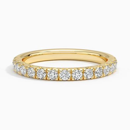 0.45CTW Lab Grown Diamond Simple Solitaire Wedding Band