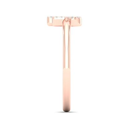 0.06Ctw Lab Grown Diamond Hamsa Fashion Ring