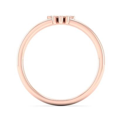 0.06Ctw Lab Grown Diamond Hamsa Fashion Ring