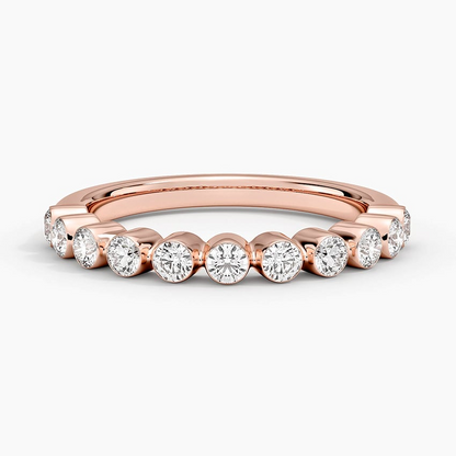 0.45CTW Full Bazel Set Lab Grown Diamond Wedding Band