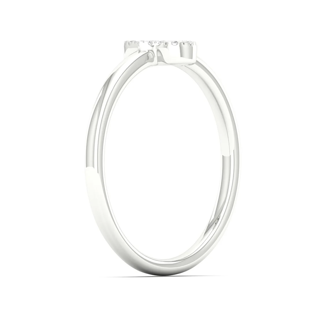 0.06Ctw Lab Grown Diamond Hamsa Fashion Ring