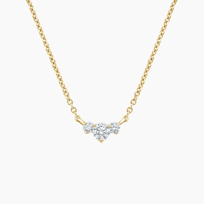 1/3 CTW Lab Grown Diamond Trio Pendant