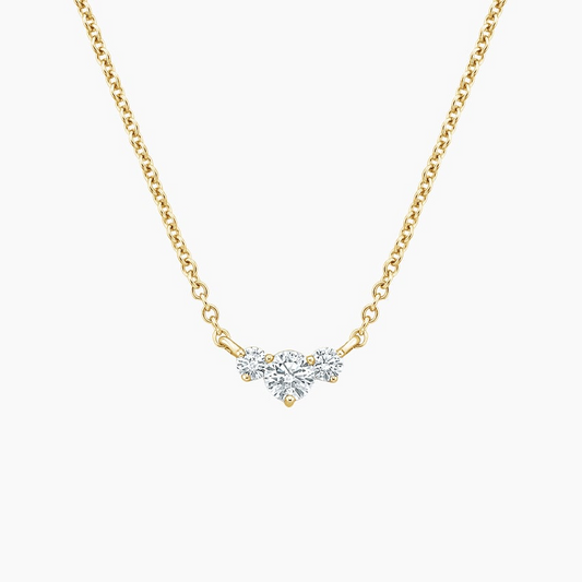 1/3 CTW Lab Grown Diamond Trio Pendant