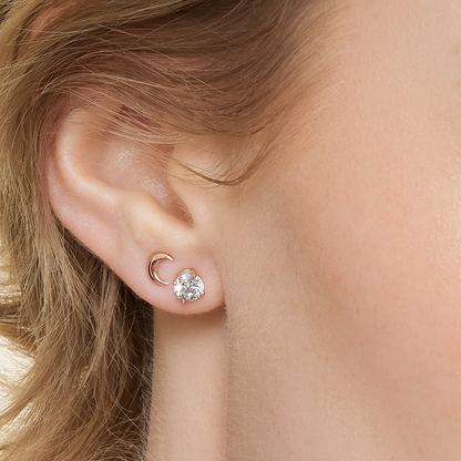 Perfect 4 Prong 1 CTW Diamond Stud Earrings