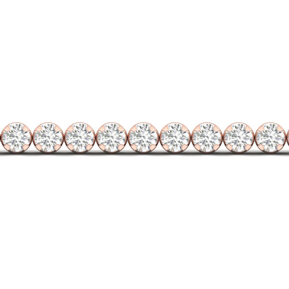 7.00CTW Four Prong Lab Grown Diamond Round Classic Tennis Bracelet