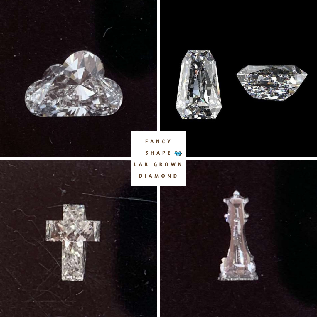 Star Cut Lab Grown Diamond  customdiamjewel   