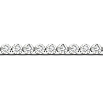 7.00CTW Four Prong Lab Grown Diamond Round Classic Tennis Bracelet