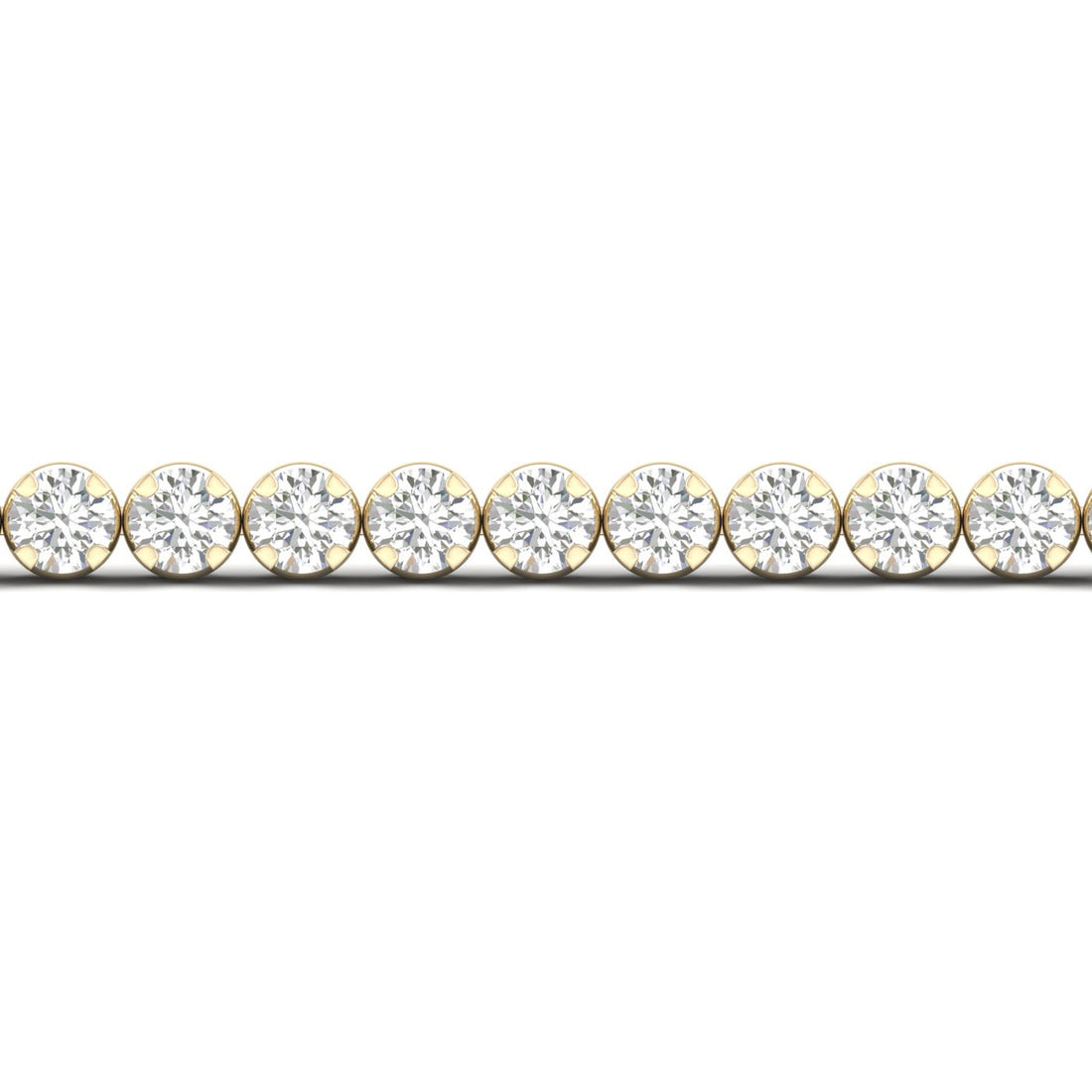 7.00CTW Four Prong Lab Grown Diamond Round Classic Tennis Bracelet