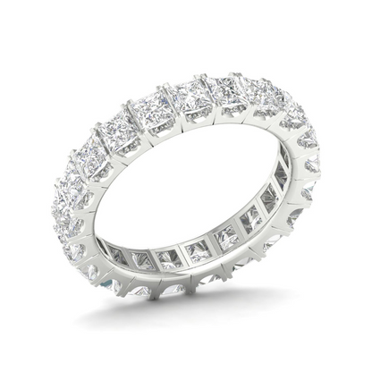 3 CTW Princess Diamond Eternity Lab Grown Diamond Wedding Band