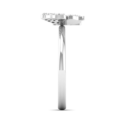 0.15Ctw Butterfly Lab Grown Diamond Fashion Ring