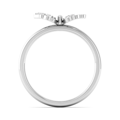 0.15Ctw Butterfly Lab Grown Diamond Fashion Ring