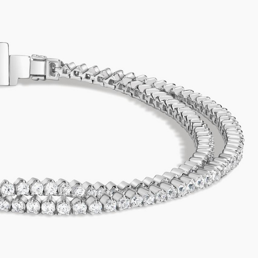 2.25CTW 13 inch Wrap Lab Grown Diamond Tennis Bracelet