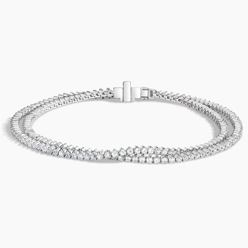 2.25CTW 13 inch Wrap Lab Grown Diamond Tennis Bracelet