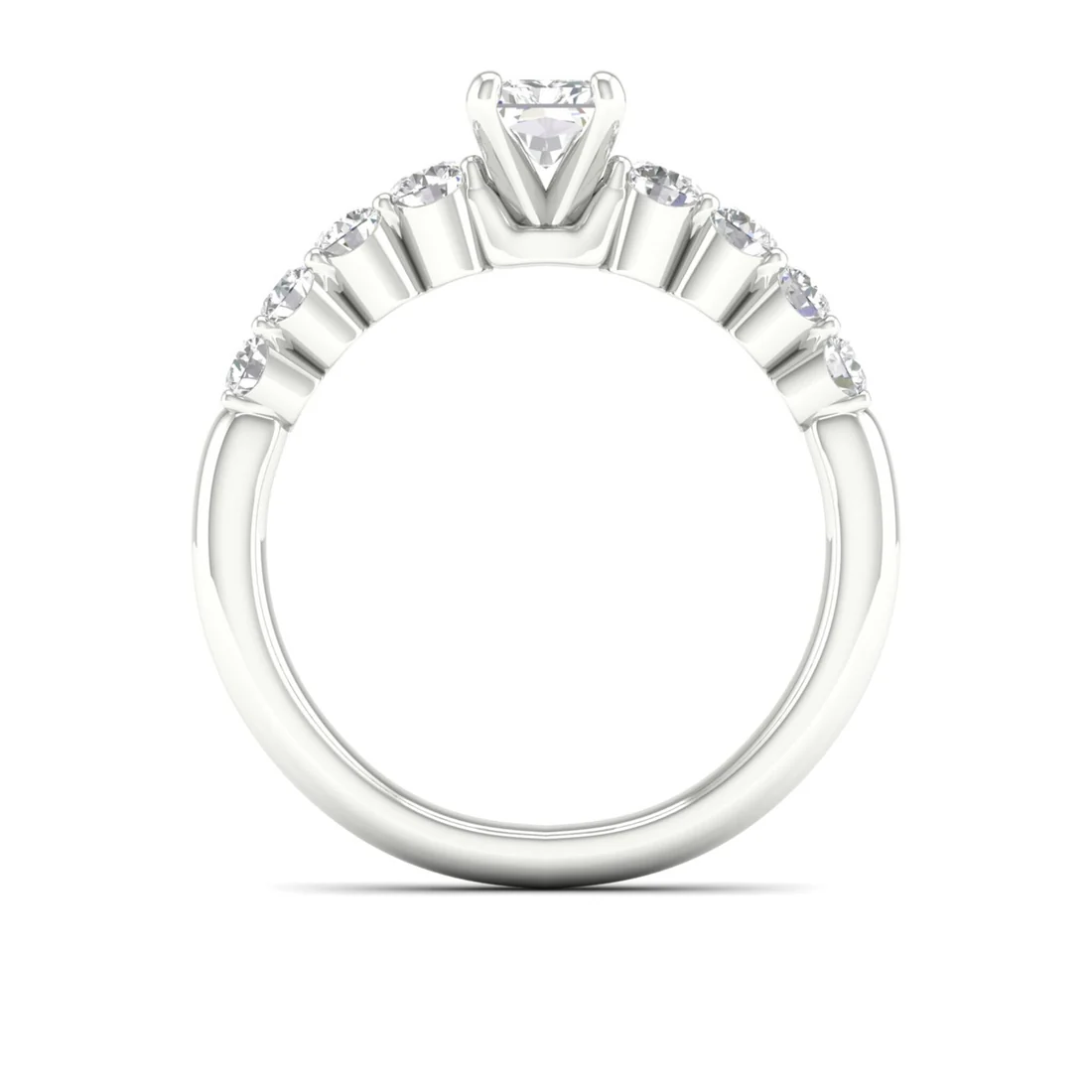 1.50CTW Radiant Cut Lab Grown Diamond Ring Women