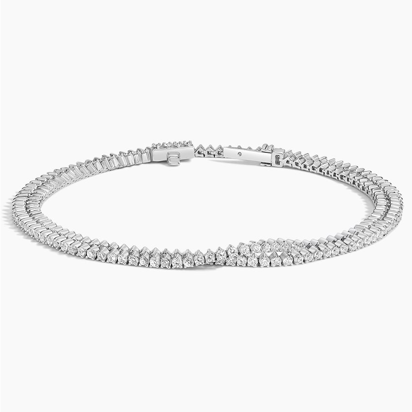 2.25CTW 13 inch Wrap Lab Grown Diamond Tennis Bracelet