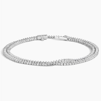 2.25CTW 13 inch Wrap Lab Grown Diamond Tennis Bracelet