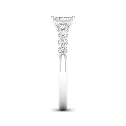 1.50CTW Radiant Cut Lab Grown Diamond Ring Women