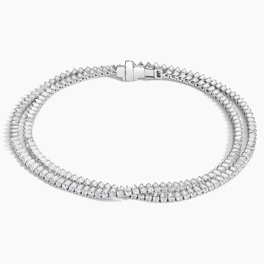 2.25CTW 13 inch Wrap Lab Grown Diamond Tennis Bracelet