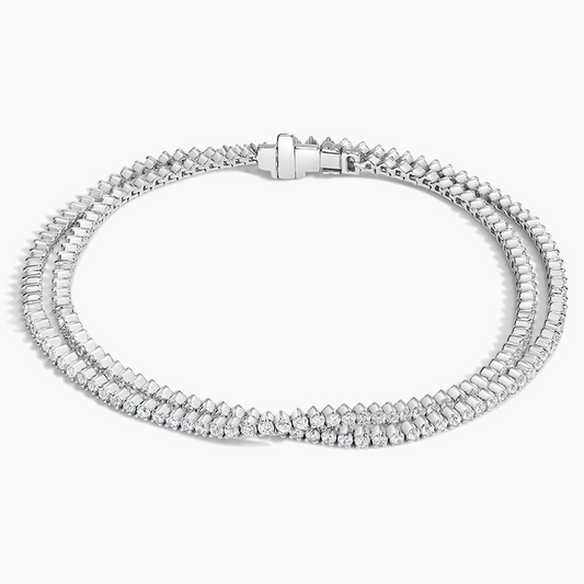 2.25CTW 13 inch Wrap Lab Grown Diamond Tennis Bracelet