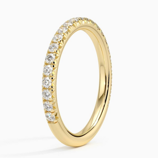 0.45 CTW Lab Grown Diamond Ring Matching Wedding Band