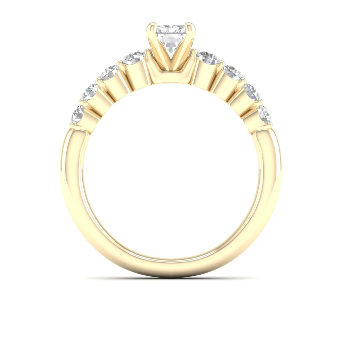 1.50CTW Radiant Cut Lab Grown Diamond Ring Women