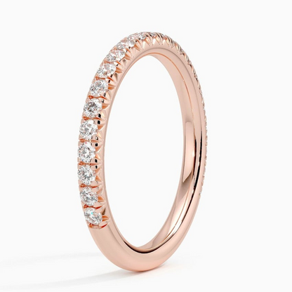 0.45 CTW Lab Grown Diamond Ring Matching Wedding Band