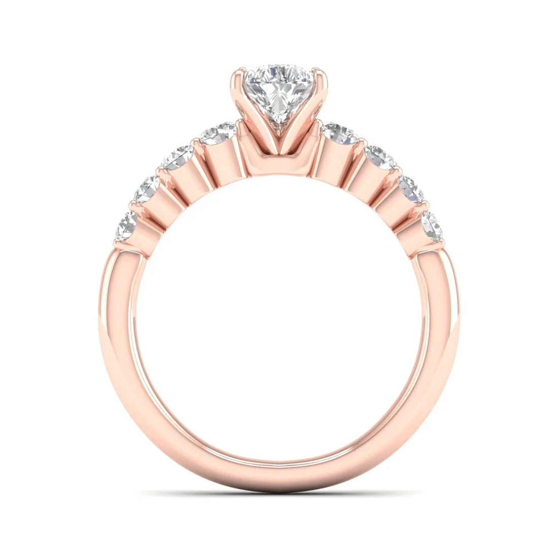 1.50 CTW Lab Grown Diamond Pear Solitaire Women Ring