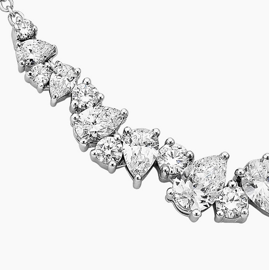 1.5 CTW Lab Grown Diamond Unique Custom Chain