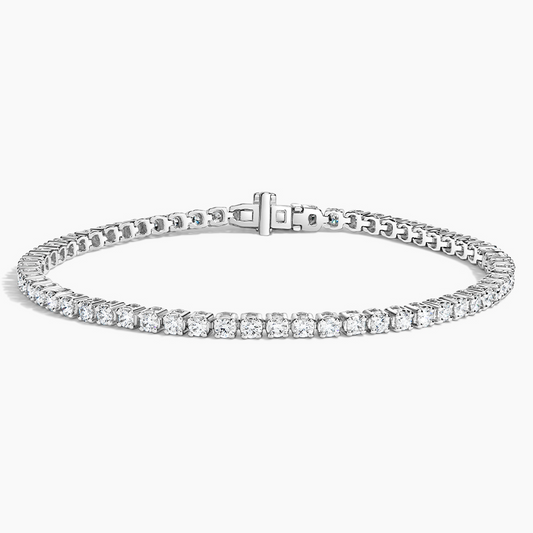 2CTW 7 inch Lab Grown Diamond Line Tennis Bracelet in Gold