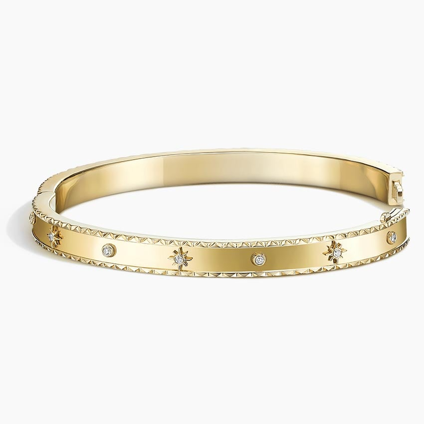 1/8CTW 6.5 inch Starburst Bezel Lab Grown Diamond Bracelet