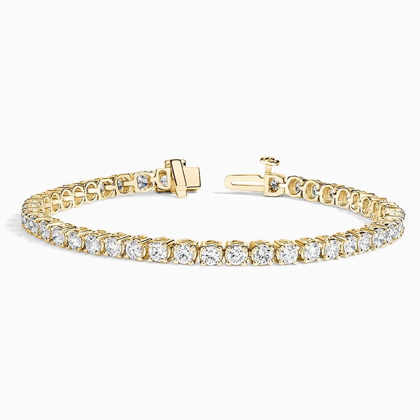 4CTW 7 inch Lab Grown Diamond Line Tennis Bracelet