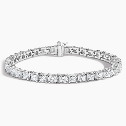 14CTW 7 inch Princess Lab Grown Diamond Tennis Bracelet