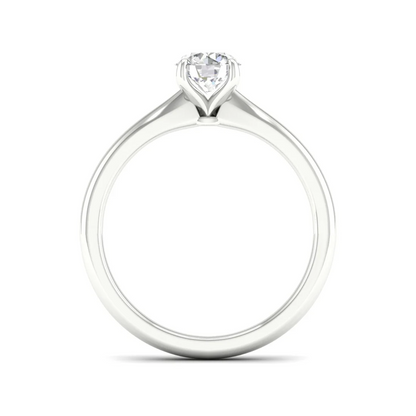 0.70 CT Round Lab Grown Diamond Solitaire Ring