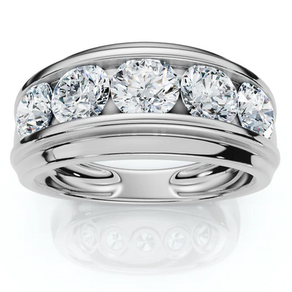 2 CTW Lab Grown Diamond Wedding Ring For Men