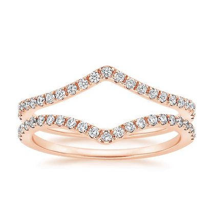 0.33 Lab Grown Diamond Half Eternity Simple Wedding Band